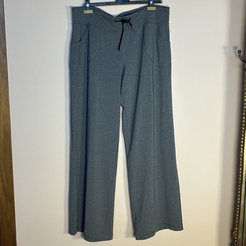 Lululemon Wide Leg Yoga Pants Dark Gray Size 12 Reg
